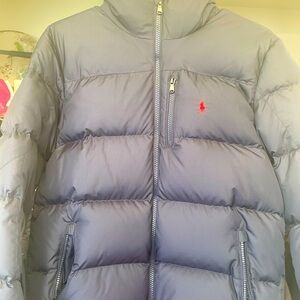 Polo hooded Coat (size 14-16)